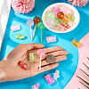 24Pcs 12 Styles Resin Imitation Food Pendants RESI-TA0004-22-7