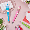 10Pcs 10 Colors ABS Plastic Nail Art Rhinestones Pickers Beadable Pens DIY-TA0014-97-7