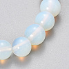 Synthetic Opalite Beaded Stretch Bracelets BJEW-Q692-47-14mm-2