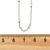 Brass Cable Chain Necklaces for Women NJEW-D302-19P-5
