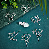 Brass Rhinestone Cabochon Settings KK-WH0079-108S-4