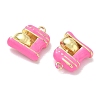 Brass Enamel Pendants KK-A300-05G-2