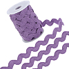 Polyester Wave Lace Trim Ribbon OCOR-GF0004-36B-07-1