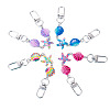 4Pcs 4 Colors Ocean Theme Alloy Enamel Link Purse Strap Extenders AJEW-TA0003-68-3