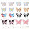 DIY Butterfly Earring Making Kit DIY-TA0005-24-2