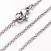 Non-Tarnish 304 Stainless Steel Necklace MAK-K004-15P-2