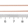 Long-Lasting Plated Brass Curb Chain Necklaces NJEW-K112-07RG-NF-3