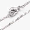 Brass Venice Chain Necklaces MAK-L009-15P-1
