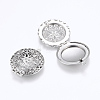 316 Stainless Steel Diffuser Locket Pendants STAS-G146-15P-01-2