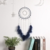 Woven Web/Net with Feather Wall Hanging Decorations PW-WG81593-01-2