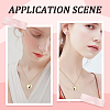 6Pcs 2 Colors Eco-Friendly Brass Pendants KK-BBC0024-64-5