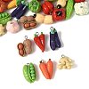 32Pcs 16 Styles Resin Iron Pendants RESI-FS0002-26-2