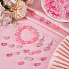 5 Colors Transparent Acrylic Beads MACR-PA0001-03C-02-3
