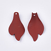 Spray Painted Eco-Friendly Iron Pendants IFIN-T009-20C-2