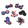 Independence Day PVC Plastic Cabochons PL-CBABCB6-01-2