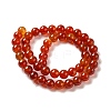 Natural Carnelian Beads Strands X-G-G390-8mm-03-4