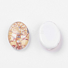 Tempered Glass Cabochons GGLA-R194-1-2