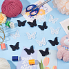 24Pcs 2 Colors Polyester Embroidered Cloth Sew on Patches PATC-HS0001-01-5