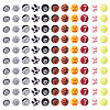220Pcs 11 Styles Handmade 8 Ball Polymer Clay Beads CLAY-TA0001-88-3