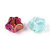 UV Plating Opaque Acrylic Beads OACR-N153-11-2