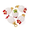 Handmade Lampwork Pendants LAMP-Z012-01G-06-1