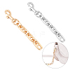   2Pcs 2 Colors Alloy Bag Extender Chains FIND-PH0002-83-2