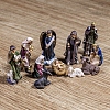 11Pcs The Nativity Story Resin Display Decorations PW-WGCB872-01-1