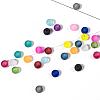 20 Colors Transparent Glass Beads Strands FGLA-X0002-01-4mm-5