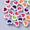 Transparent Acrylic Beads X-TACR-T004-09-1