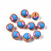 Handmade Polymer Clay Beads CLAY-S092-67-1