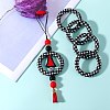 5Pcs Ring Food Grade Eco-Friendly Silicone Beads JX893D-7