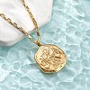 304 Stainless Steel Constellation Pendant Necklaces NJEW-K392-01G-07-3