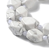 Natural Howlite Beads Strands G-C182-23-01-4