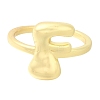 Rack Plating Brass Open Cuff Rings RJEW-S394-01G-F-1