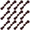 12Pcs Polyester Resin Cheongsam Buckle for Chinese Formal Dress DIY-CY0001-86D-1