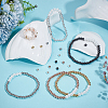 200Pcs 5 Colors Rack Plating Brass Beads KK-PH0011-70-4