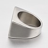 Personalized Retro Men's 316 Stainless Steel Wide Band Finger Rings RJEW-J066-45-19mm-3