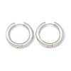 Frosted 304 Stainless Steel Huggie Hoop Earrings for Women EJEW-C096-32G-P-2