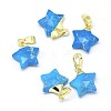 Synthetic Turquoise Charms G-F584-A09-G-1