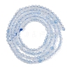 Natural Aquamarine Beads Strands G-B171-C01-2mm-3