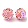 PVC Plastic Paillette with Glass Seed Beaded Pendants FIND-G058-01A-2