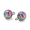 Ion Plating(IP) 304 Stainless Steel Charms STAS-I183-01B-M-3
