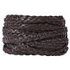 Flat PU Leather Braided Cord OCOR-WH0086-87A-04-1