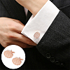 2 Pairs Brass Cufflinks for Men FIND-WR0011-06-8