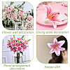 PU Leather & Plastic Artificial Flower AJEW-WH0696-419B-5