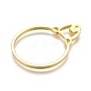 Alloy Open Back Bezel Pendants PALLOY-P182-01G-2