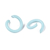 Spray Painted Iron Open Jump Rings IFIN-T017-04B-10-3