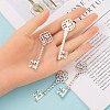 Key Tibetan Style Pendant Rhinestone Settings LS-TIBEB-A101291-AS-LF-4