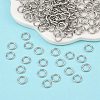 Tarnish Resistant 304 Stainless Steel Open Jump Rings STAS-N015-04-6x0.9mm-5