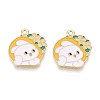 Alloy Enamel Pendants ENAM-T022-62A-1